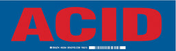 Label 3 1/2 in x 12 in Polyester