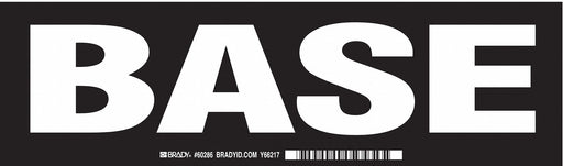 Label 3 1/2 in x 12 in Polyester