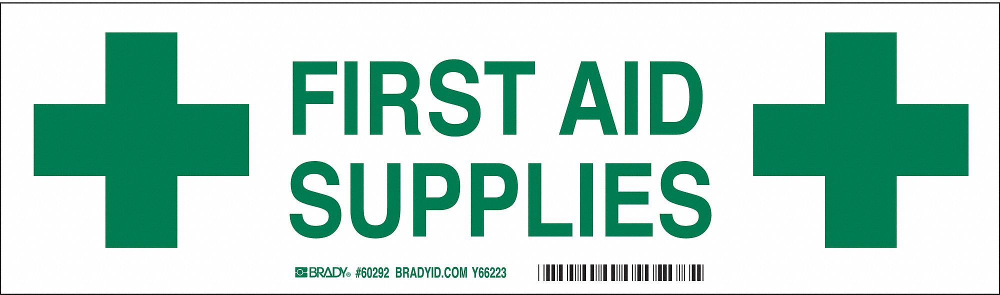Label 3 1/2 in x 12 in Polyester