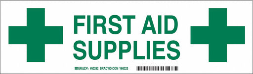 Label 3 1/2 in x 12 in Polyester