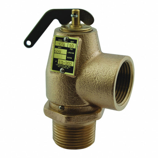 Safety Relief Valve 1 In 10 psi