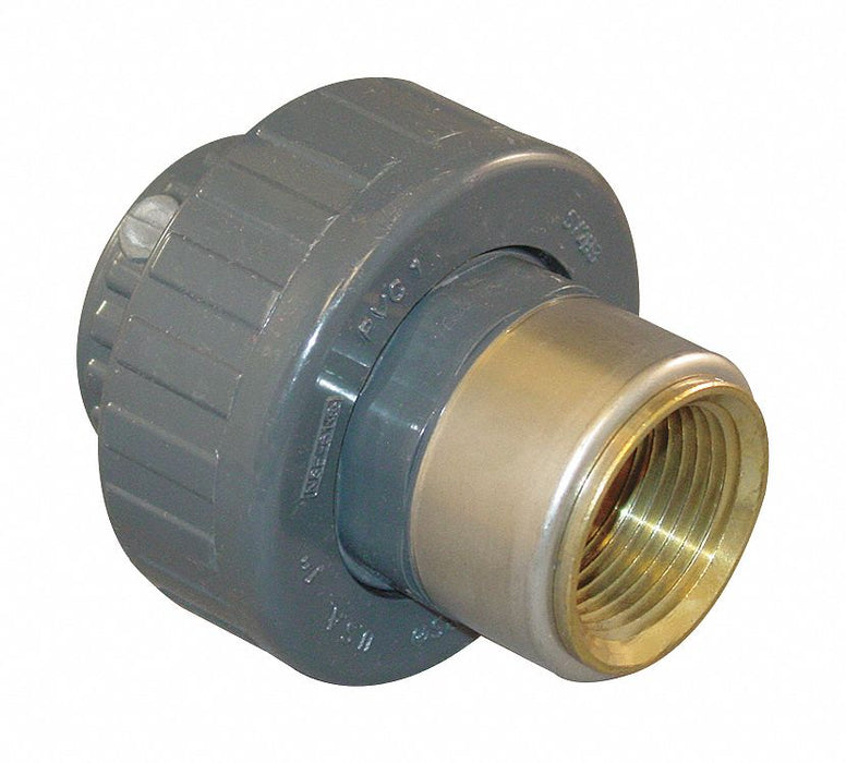 Transition Union Brass 1 in Pipe Size
