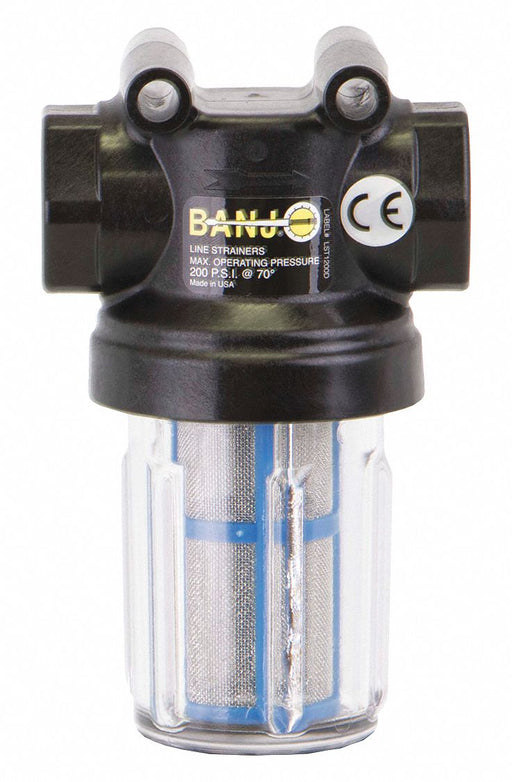 Inline Strainer 4 1/4 in H 297 micron
