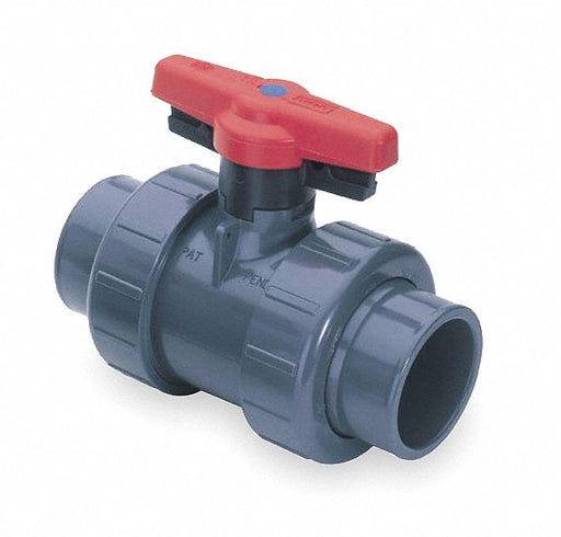 Manual 2-Way Ball Valve Socket PVC