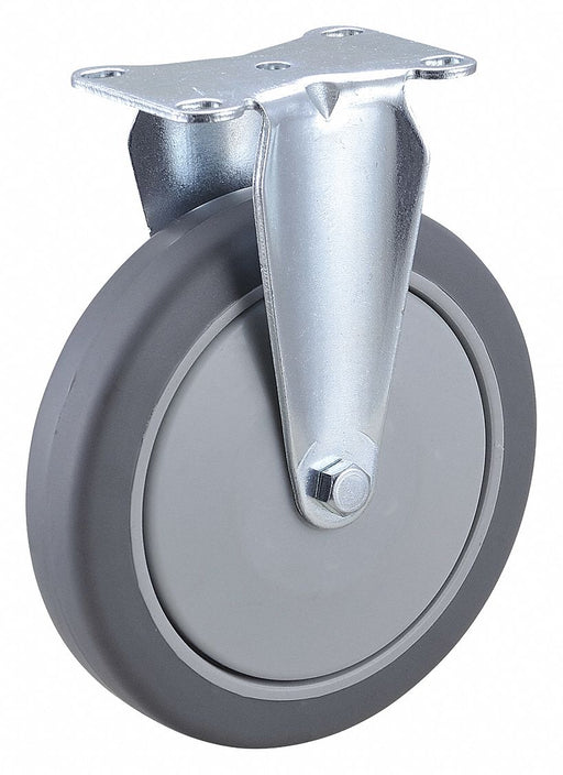 Plate Caster Rigid Polyurethane 7 1/4 H