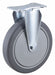 Plate Caster Rigid Polyurethane 7 1/4 H