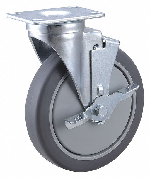 PlateCaster Swivel Polyurethane 7 5/16 H