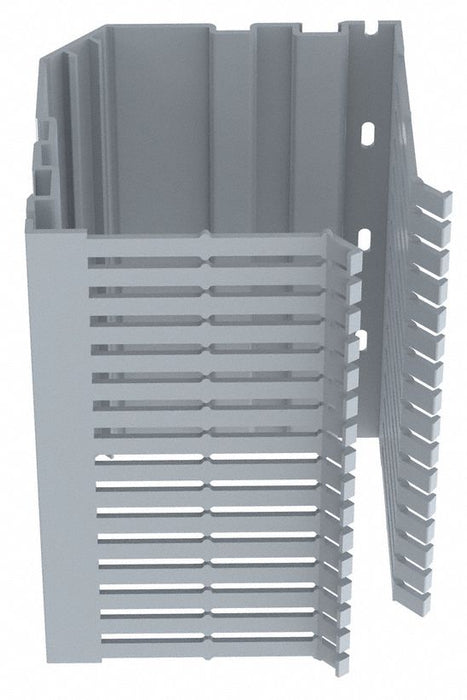 Wire Duct Corner Duct Gray 5.33W x 4D
