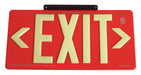 D6993 Exit Sign 8 5/8 in x 15 7/8 in Plastic