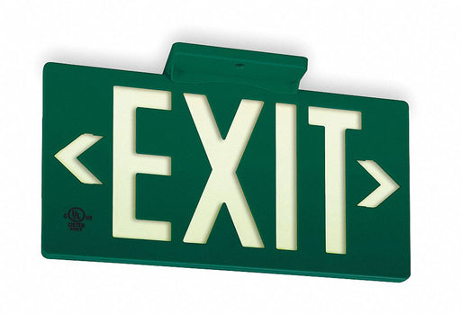 D6991 Exit Sign 8 3/4 in x 15 3/8 in Plastic