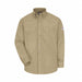 FR Long Sleeve Shirt Khaki 2XL Button