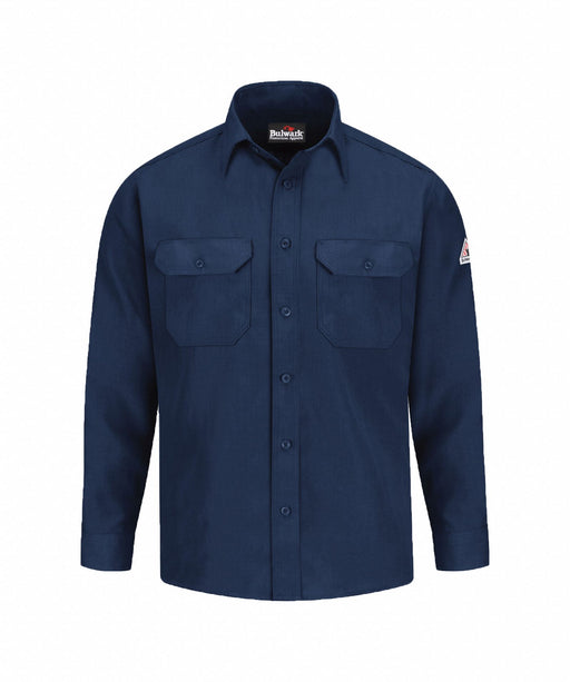 D1703 FR Long Sleeve Shirt Navy XLT Button