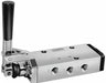 Manual Air Control Valve Lever Black