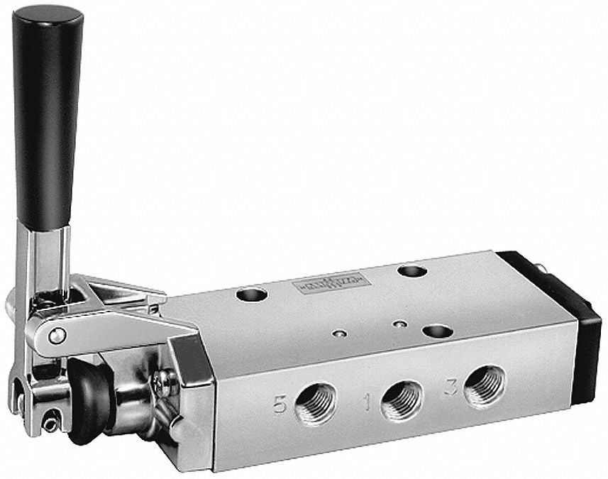 Manual Air Control Valve Lever Black