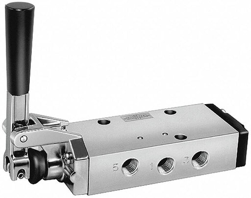 Manual Air Control Valve Lever Black