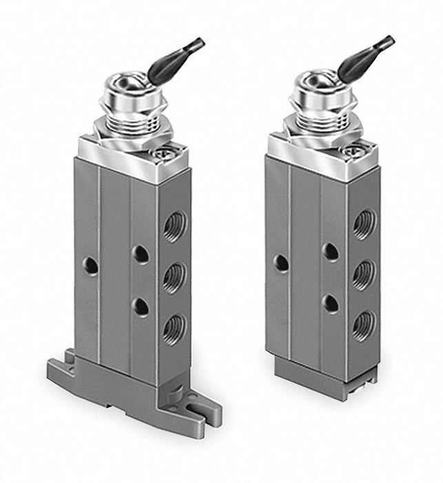 Manual Air Control Valve Toggle Black