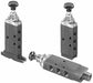 Manual Air Control Valve Button Black