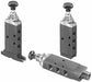 Manual Air Control Valve Button Black