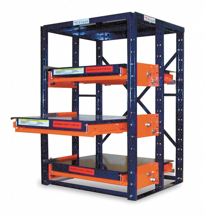 Roll Out Shelving 36inx72inx48in Starter