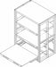 Roll Out Shelving 36inx84inx48in Starter