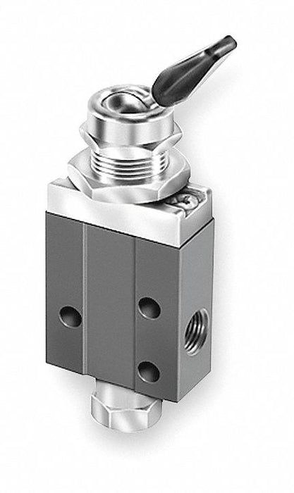 Manual Air Control Valve Toggle Black