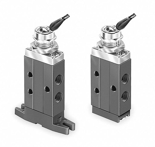 Manual Air Control Valve Toggle Silver