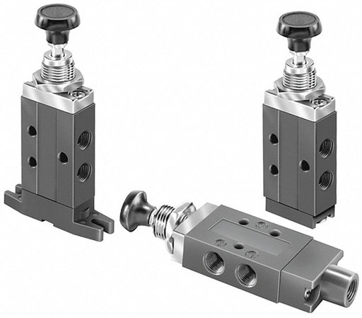 Manual Air Control Valve Button Black