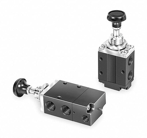 Manual Air Control Valve Button Black
