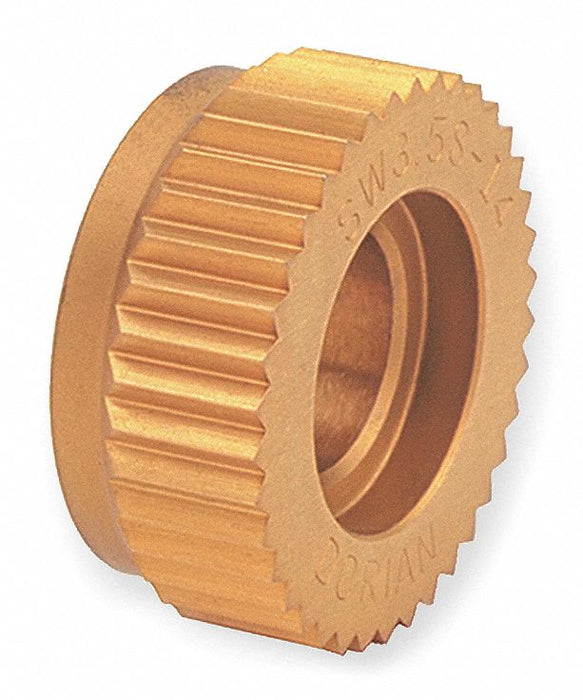 Knurl Wheel Straight HSS