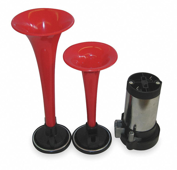 Dual Trumpet Horn Air Red Under-Hood