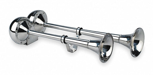 Dual Trumpet Horn Electric 8 In W 125 dB
