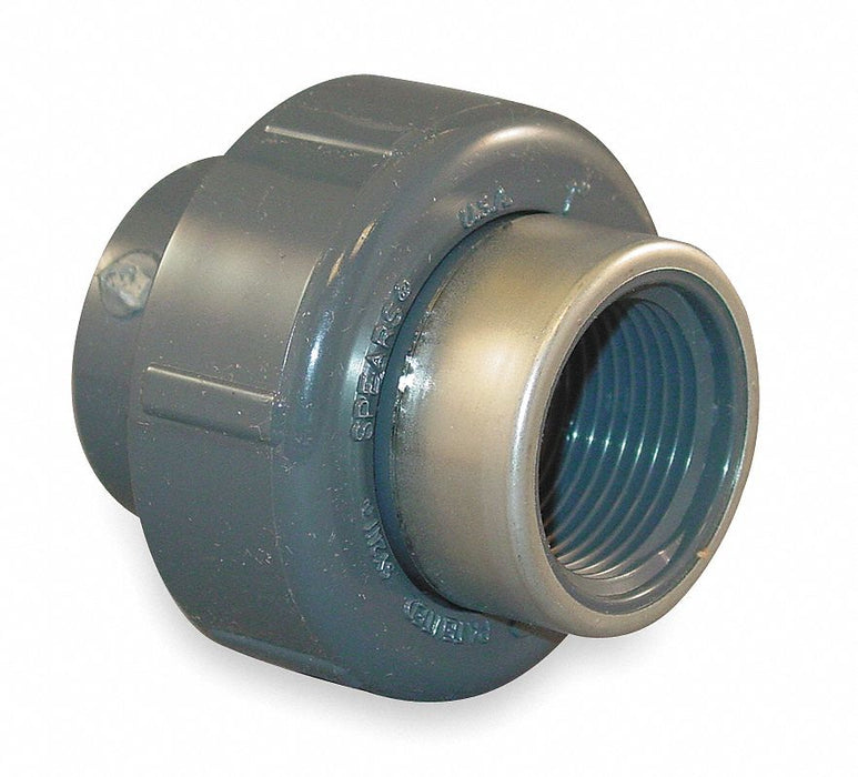 PVC Union 1 1/4 in FPT 1 1/4 in NPT
