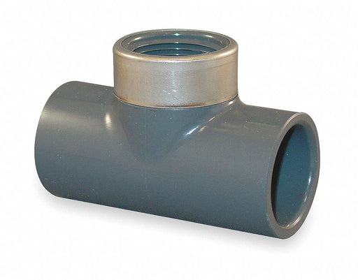 PVC Tee 1inSocket 1inSocket 1inNPT