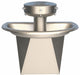 Wash Fountain 26 in L 36 in W Silver