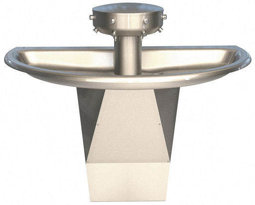 WashFountain 25.25inL 54inW Silver