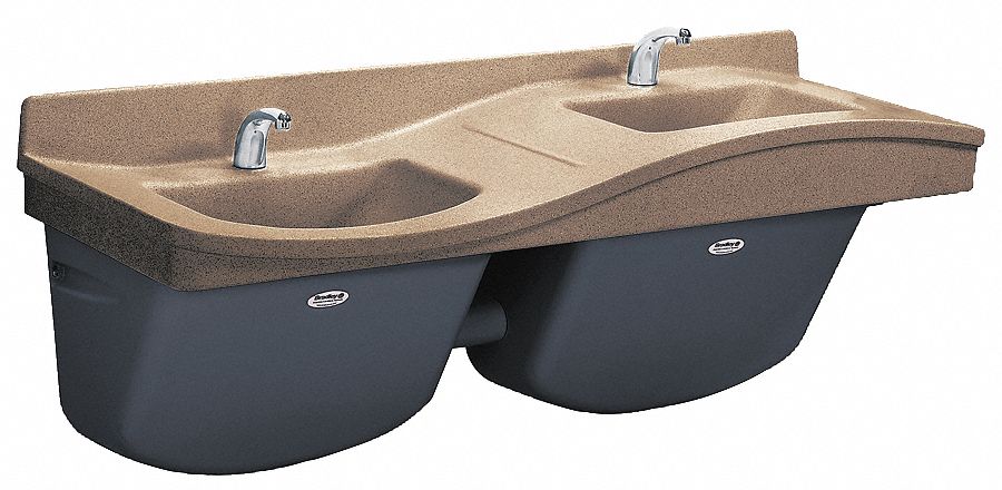 Bathroom Sink 62.75 x29 x17 Riverstone