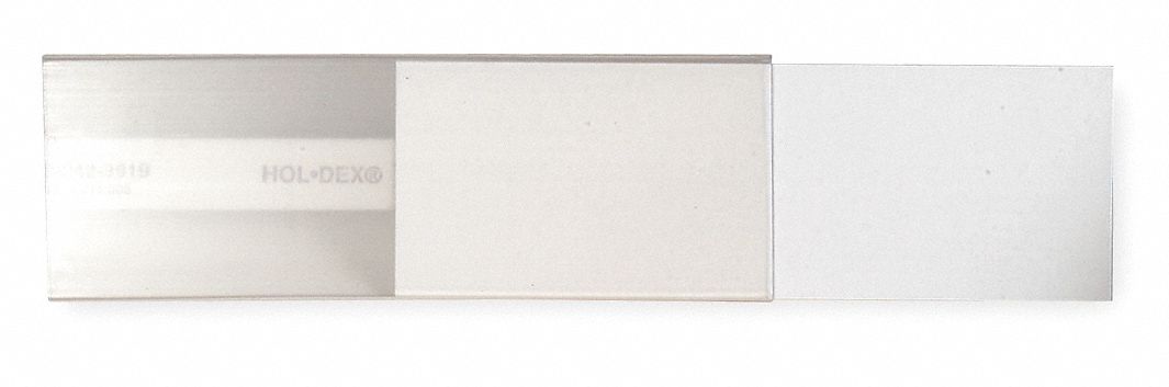 LabelHolder 6inL 2inW Clear PK25