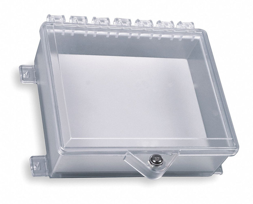 Enclosure w/Lock Polycarbonate Surface