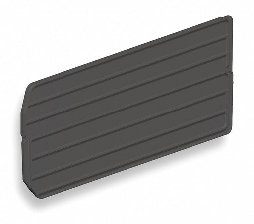 BinDivider 21inL Plastic Black PK6