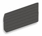BinDivider 21inL Plastic Black PK6