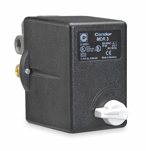 PrsureSwtch Auto/Off/Rest 3PST 60-232psi