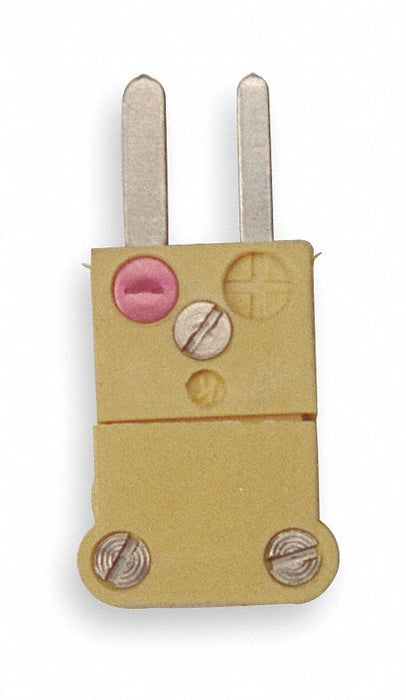 Thermocouple Plug K Yellow Miniature
