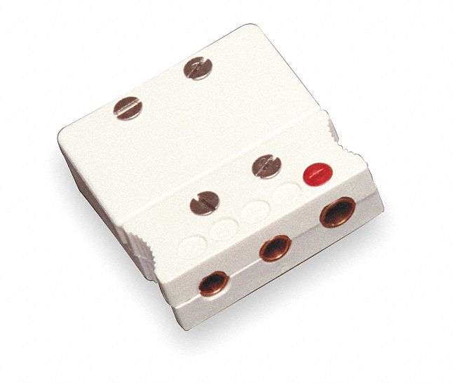 Thermocouple Jack Cu White 3 Pin QD
