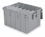 AttachedLidTote 28inL 21inW Gray