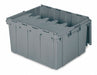 AttachedLidTote 24inL 19.5inW Gray