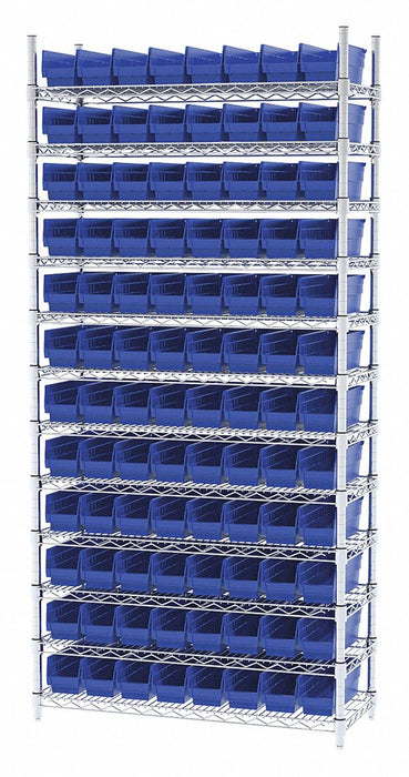 D5527 Bin Shlvng 14inx74inx36in Blue