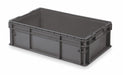 StraightWallTote 24inL 15inW Gray