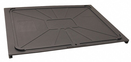 Lid 17.5 in W Plastic Gray