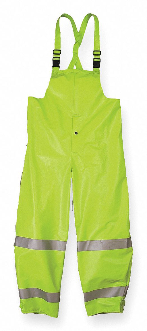 D0644 Arc Flash Rain Overall Cat 1 Ylw/Grn 3XL