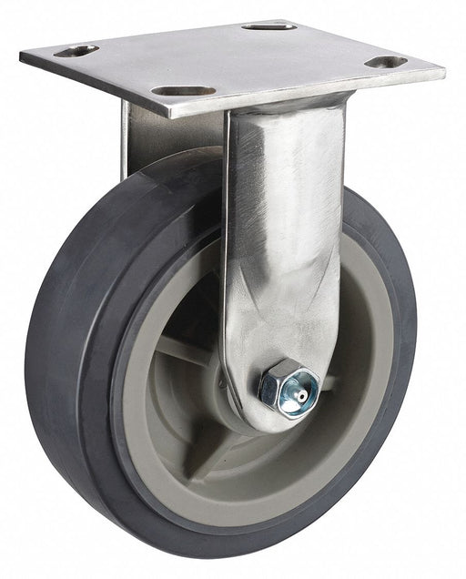 Plate Caster Rigid Polyurethane 7 1/2 H